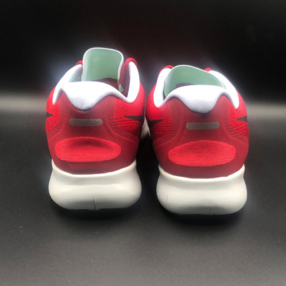 Men's Nike Free RN 2017 Running Shoes Red/White - Picture 6 of 7